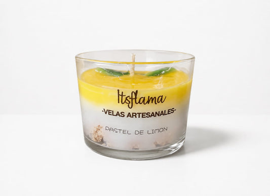 Vela pastel de limón